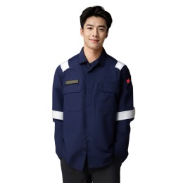 【Buy Flame Retardant Long Sleeve Reflective Tops】|Flame Retardant Reflective Clothing|Compliant with ISO 11611:2007 Standard|1OO% COTTON|Ready Stock Flame Retardant Tops Supplier SKWK227-FMMG 【Buy Flame Retardant Long Sleeve Reflective Tops】|Flame Retardant Reflective Clothing|Compliant with ISO 11611:2007 Standard|1OO% COTTON|Ready Stock Flame Retardant Tops Supplier SKWK227-FMMG
